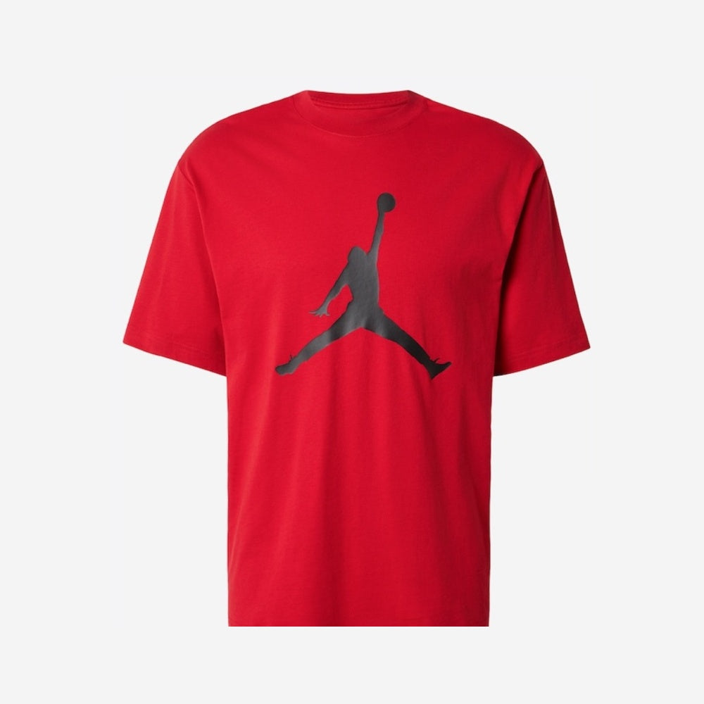 Ανδρικό Κόκκινο T-Shirt Jordan με Μαύρο Jumpman