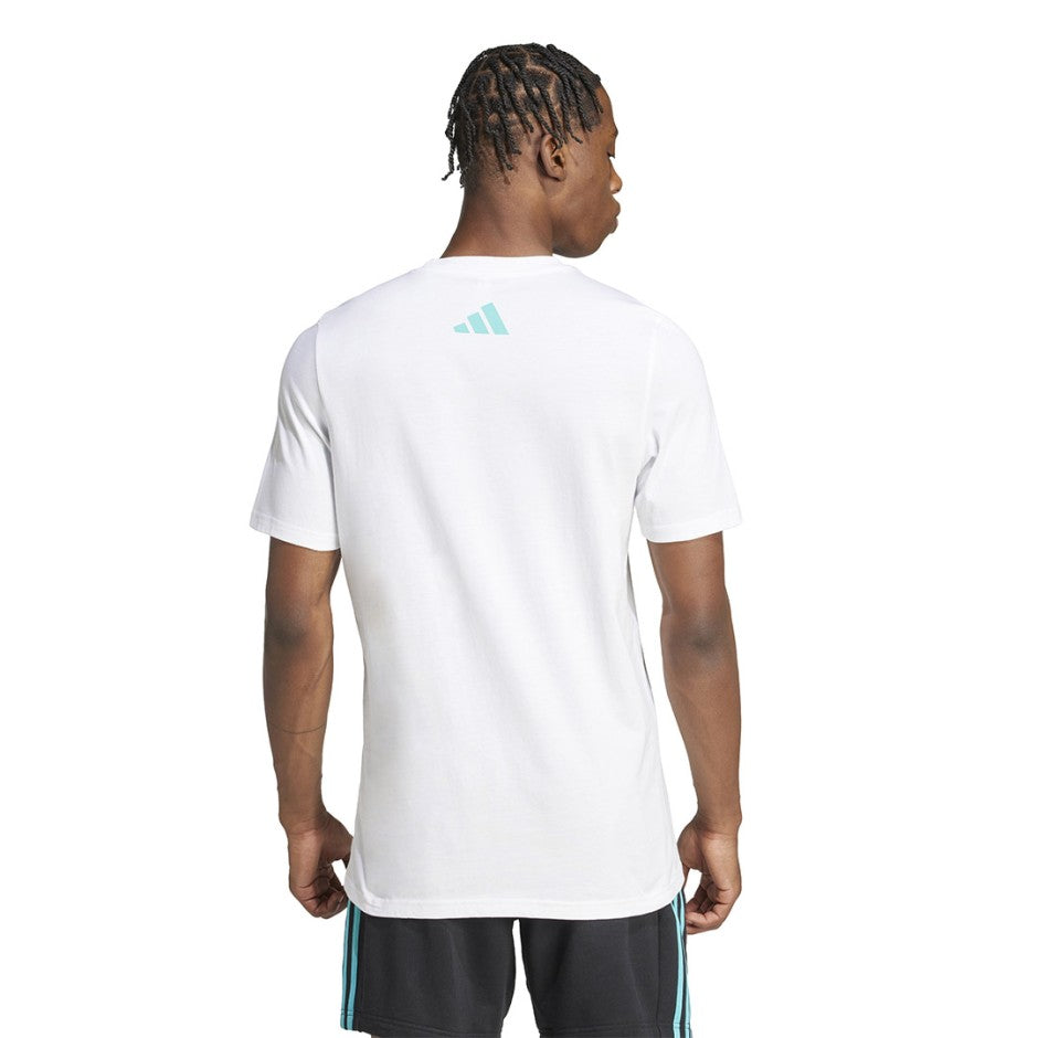 Ανδρική Κοντομάνικη Μπλούζα Λευκή - adidas Performance Mercedes-AMG Petronas Formula One Team DNA