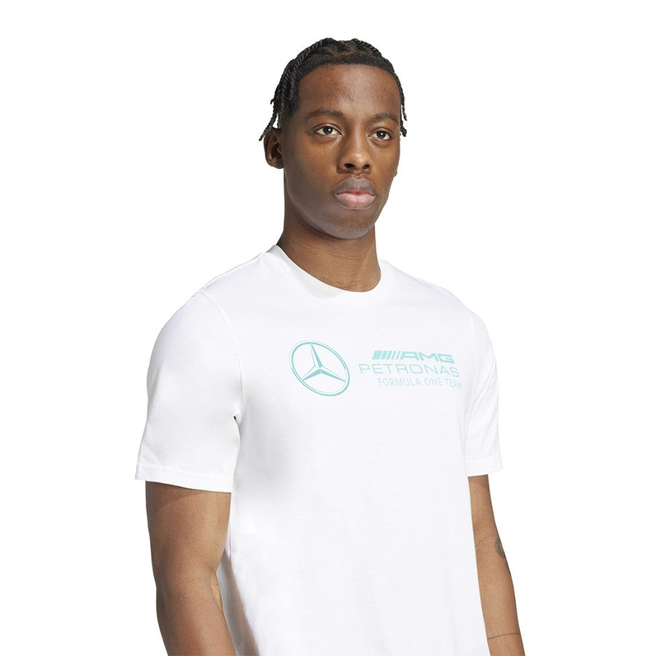Ανδρική Κοντομάνικη Μπλούζα Λευκή - adidas Performance Mercedes-AMG Petronas Formula One Team DNA
