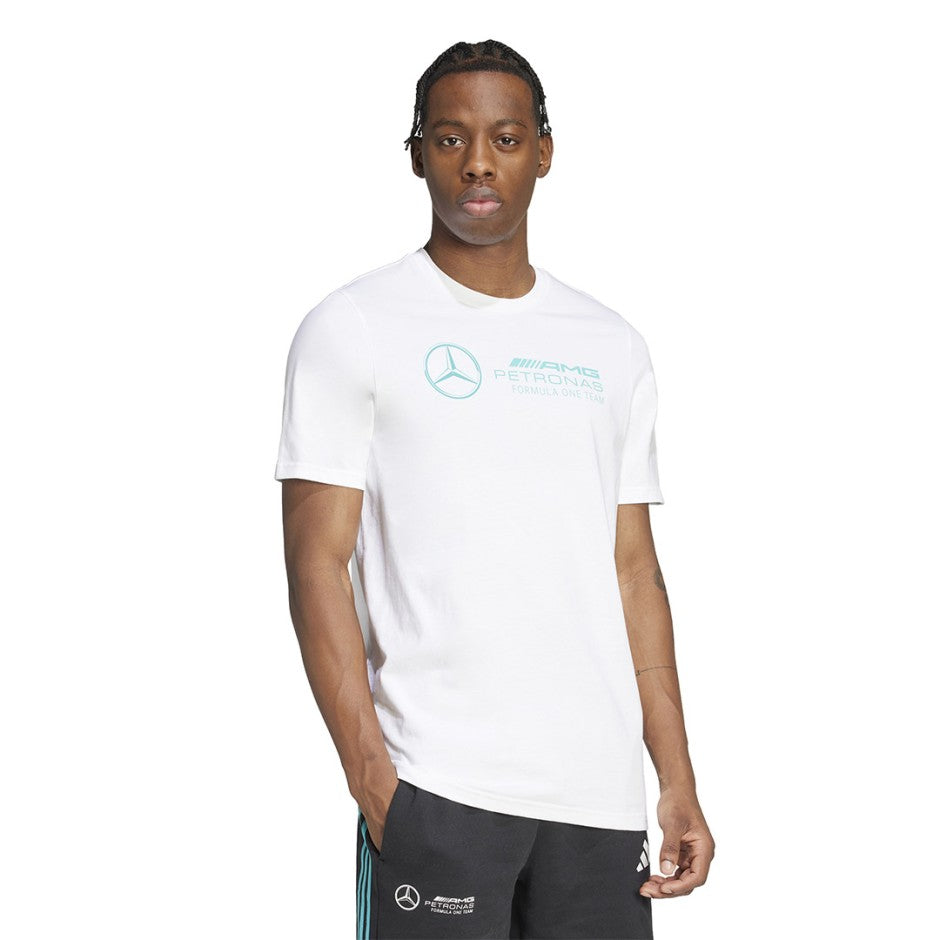 Ανδρική Κοντομάνικη Μπλούζα Λευκή - adidas Performance Mercedes-AMG Petronas Formula One Team DNA