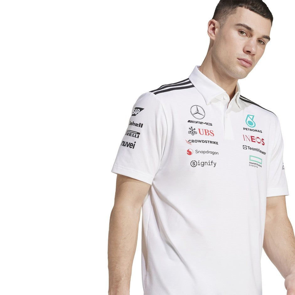 Ανδρική Μπλούζα Πόλο Λευκή - adidas Performance Mercedes-AMG Petronas Formula One Team