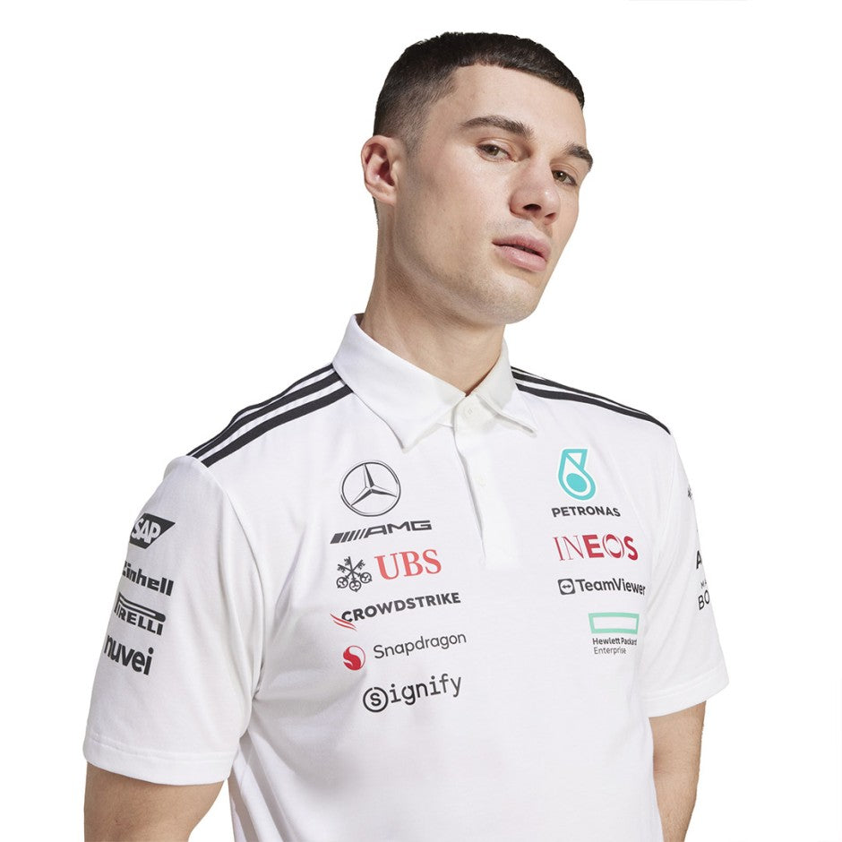 Ανδρική Μπλούζα Πόλο Λευκή - adidas Performance Mercedes-AMG Petronas Formula One Team