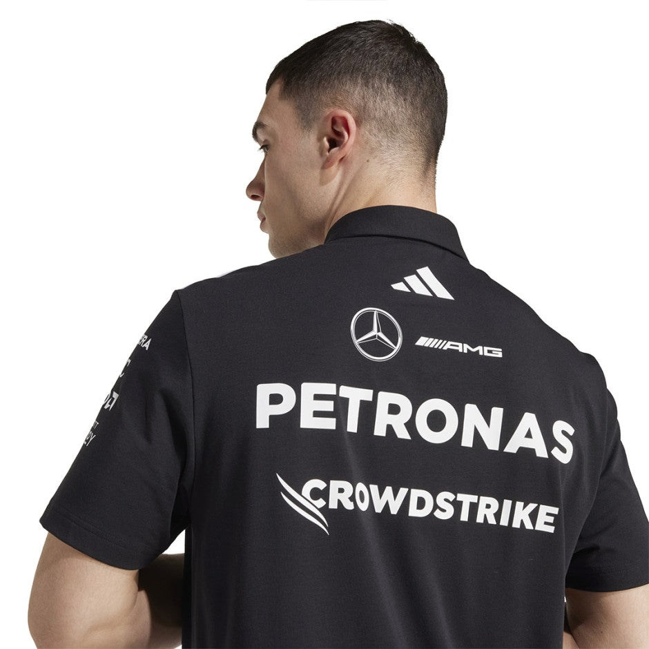 Ανδρική Μπλούζα Πόλο Μαύρη - adidas Performance Mercedes-AMG Petronas Formula One Team