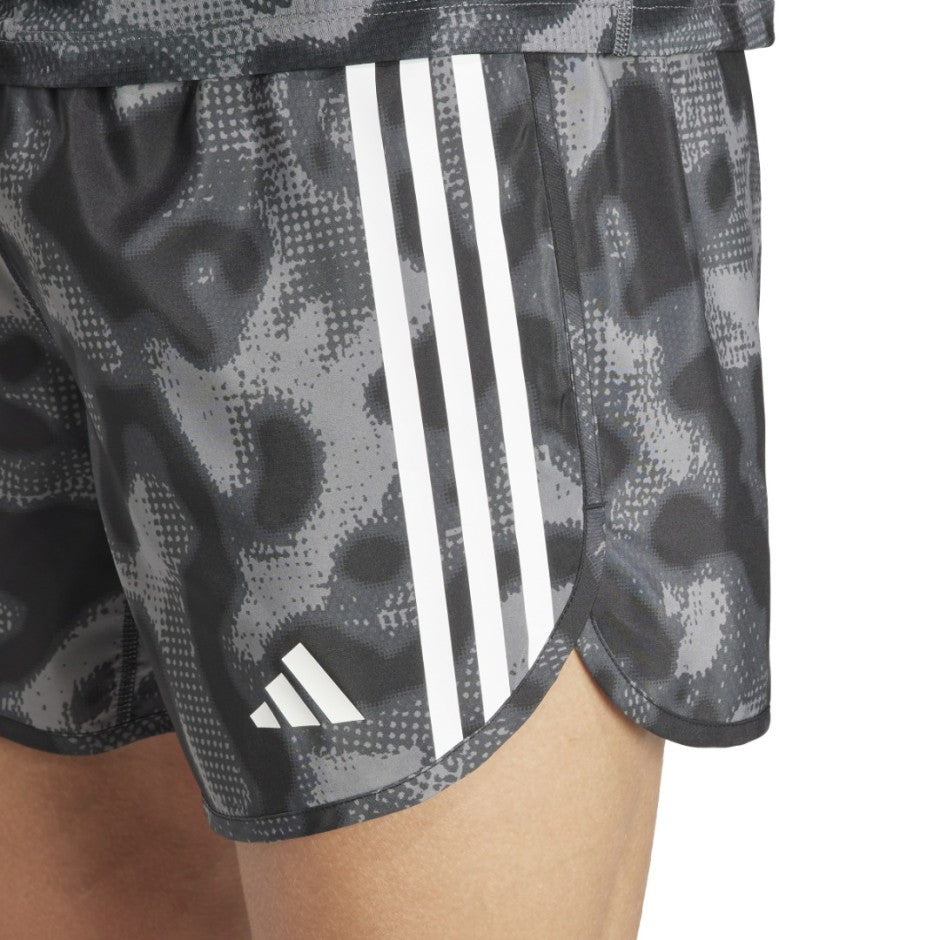 Ανδρικό Σορτς για Τρέξιμο Ανθρακί - adidas Performance Own The Run 3-Stripes