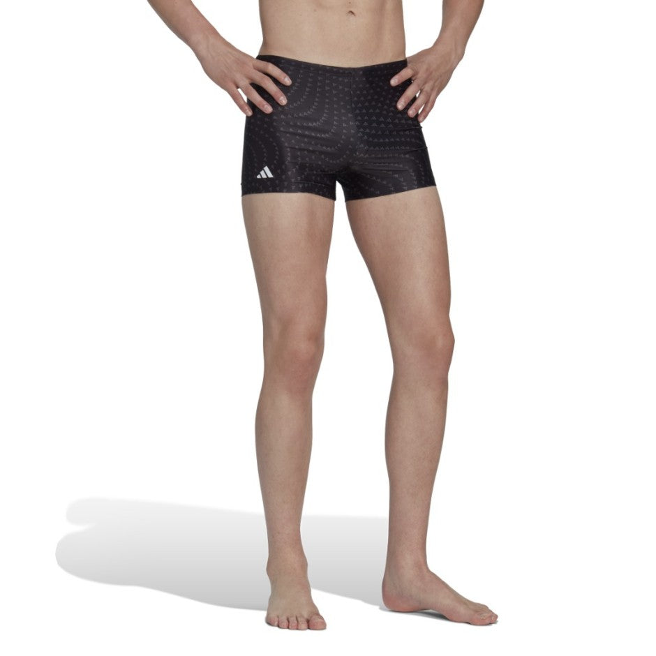 adidas Performance ALLOVER GRAPHIC SWIM BOXER Μαύρο
