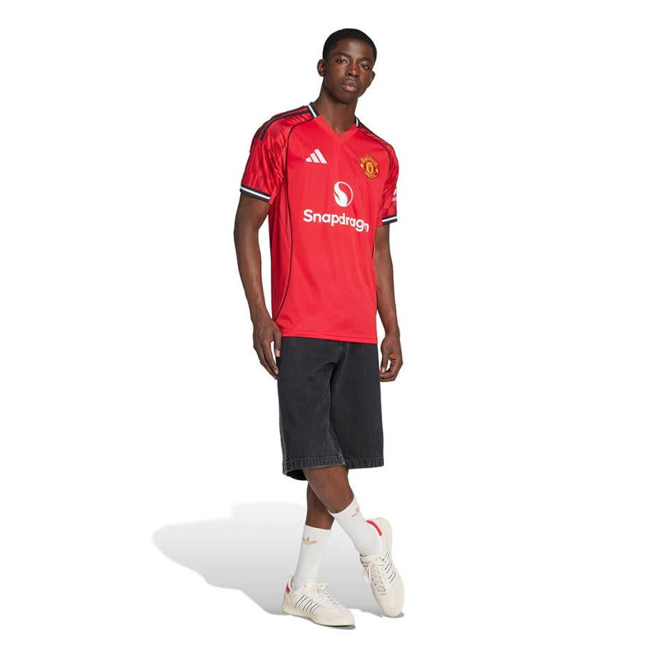 Ανδρική Εμφάνιση Ποδοσφαίρου Κόκκινη - adidas Performance Manchester United 25/26 Home Jersey