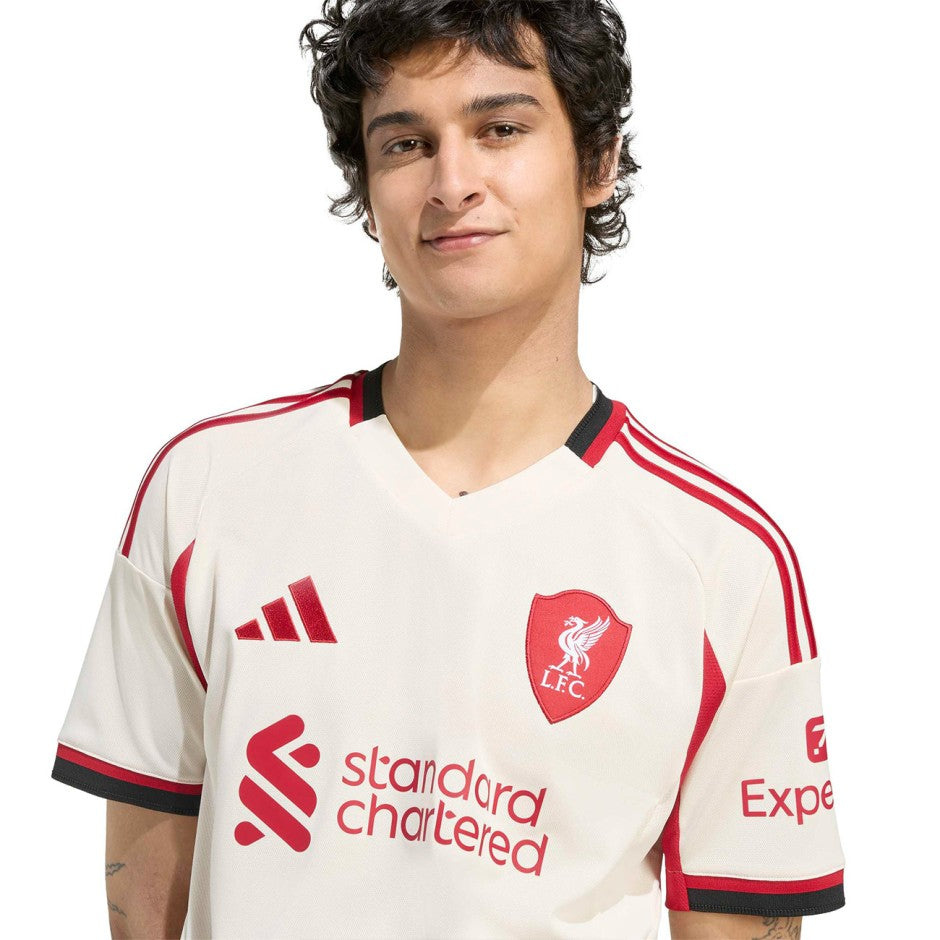 Ανδρική Εμφάνιση Ποδοσφαίρου Εκρού - adidas Performance Liverpool FC 2025/26 Away Jersey
