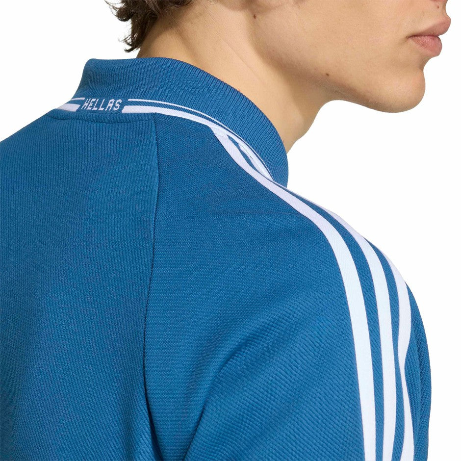 Ανδρική Ζακέτα Ποδοσφαίρου Μπλε - adidas Originals Greece Away Anthem