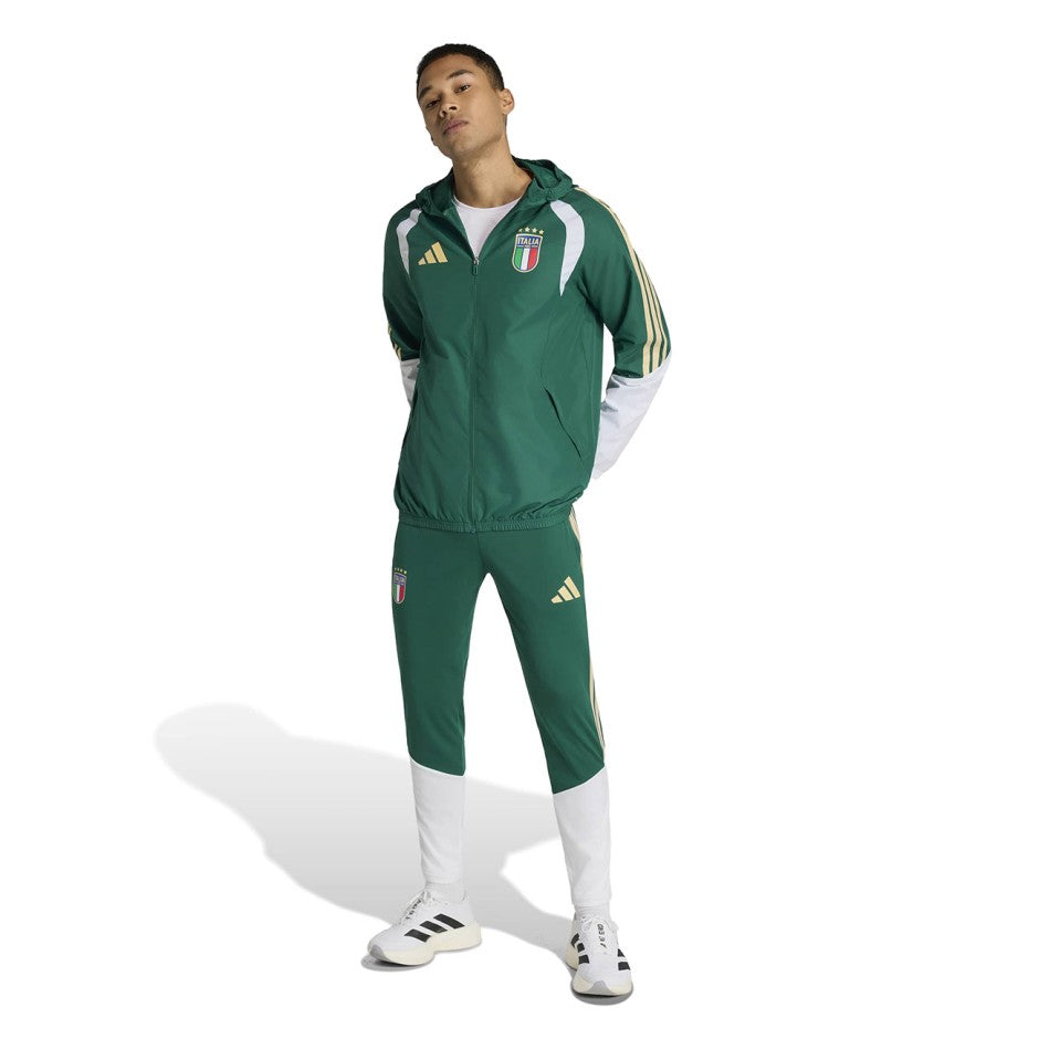 Ανδρική Ζακέτα Ποδοσφαίρου Πράσινη - adidas Performance Italy Tiro 26 Allweather