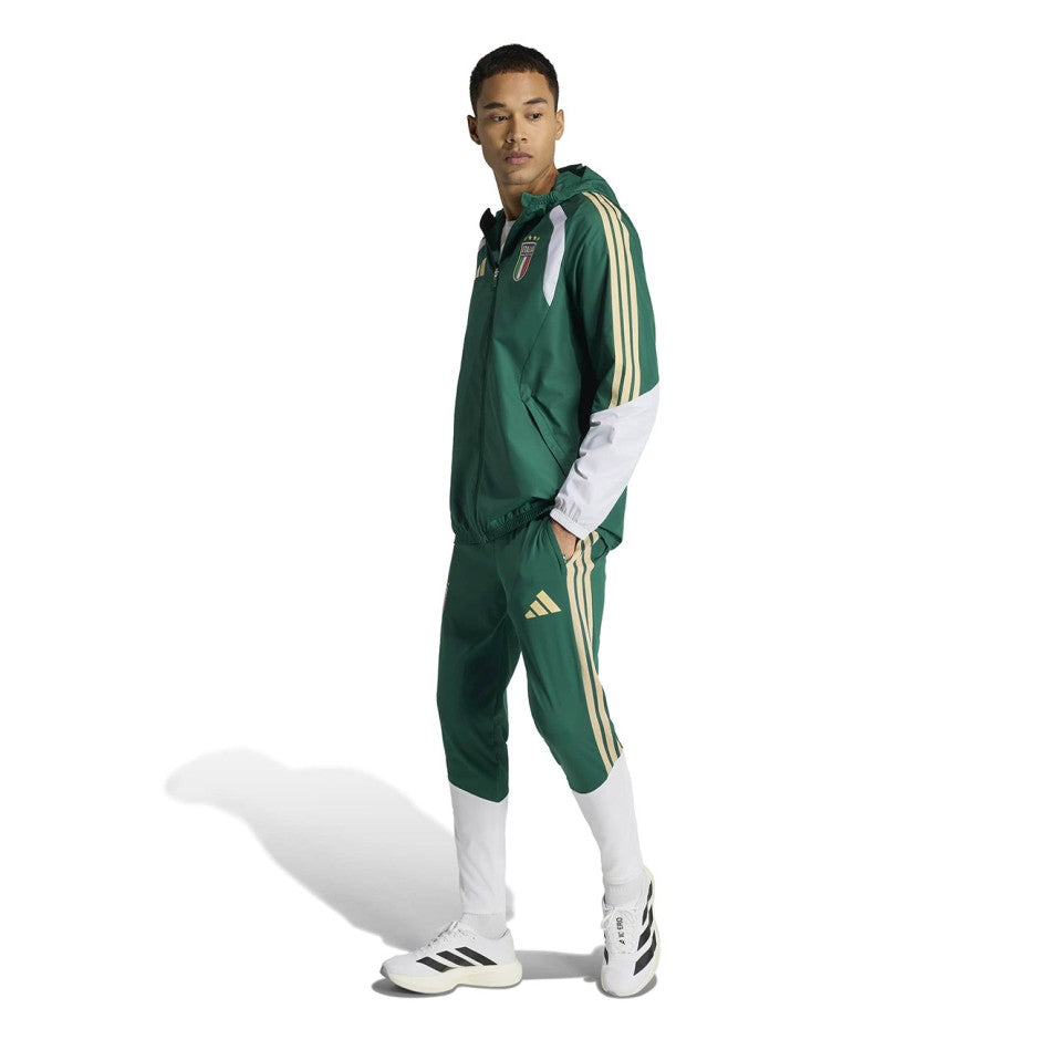 Ανδρική Ζακέτα Ποδοσφαίρου Πράσινη - adidas Performance Italy Tiro 26 Allweather
