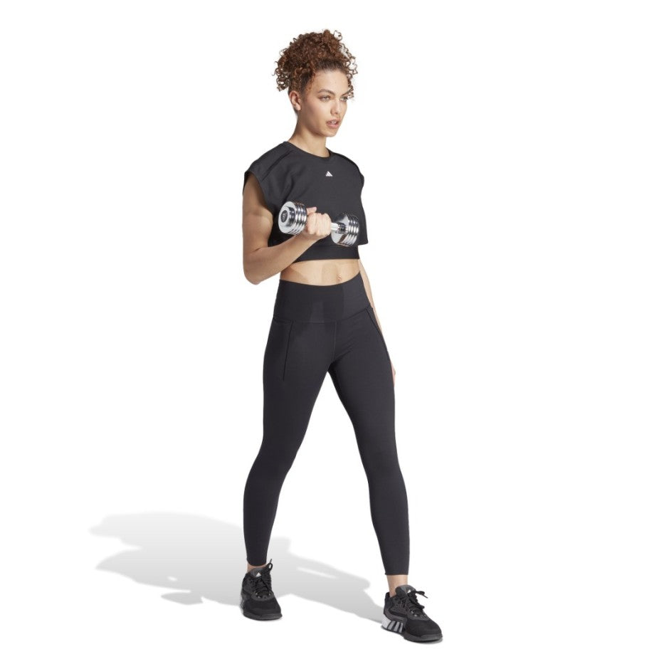 adidas Performance Power Aeroready Μαύρο - Γυναικεία Αμάνικη Μπλούζα Προπόνησης