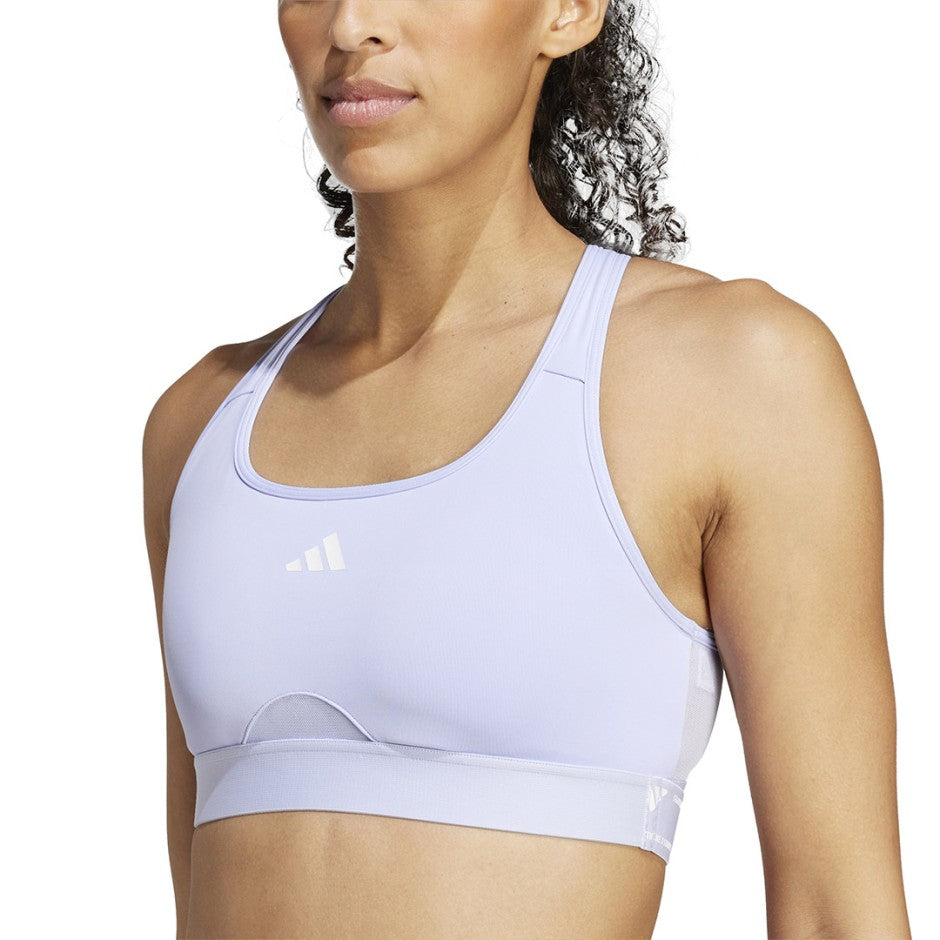 Γυναικείο Μπουστάκι Προπόνησης Μωβ - adidas Performance Powerreact