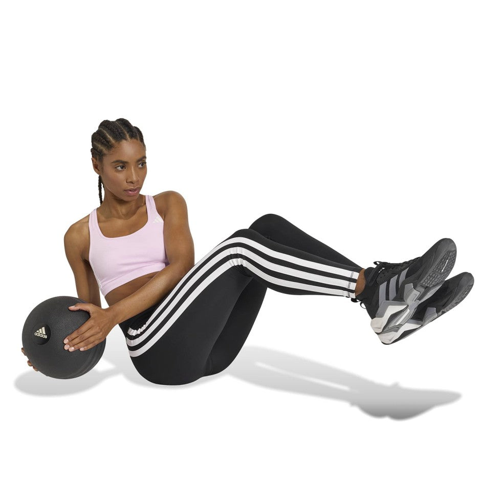 Γυναικείο Μπουστάκι Προπόνησης Ροζ - adidas Performance Optime Essentials Workout 3-Stripes