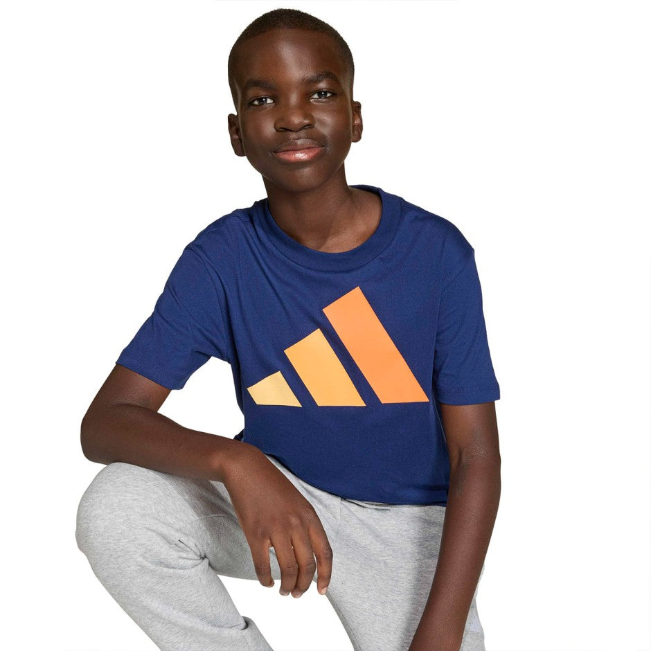 Παιδική Κοντομάνικη Μπλούζα Μπλε - adidas Sportswear Essentials