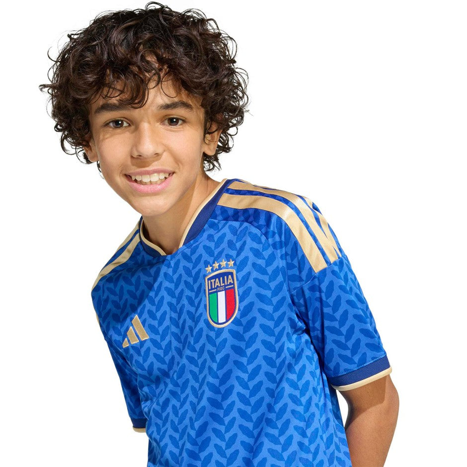 Παιδική Εμφάνιση Ποδοσφαίρου Μπλε - adidas Performance Italy 26 Home Jersey