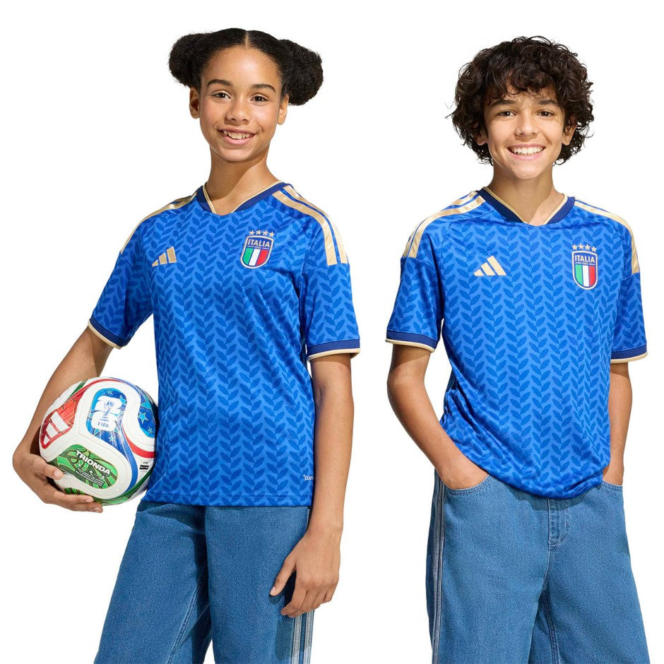 Παιδική Εμφάνιση Ποδοσφαίρου Μπλε - adidas Performance Italy 26 Home Jersey