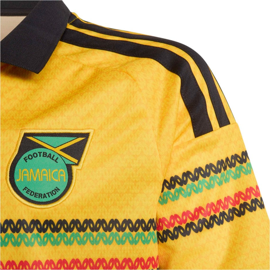 Παιδική Εμφάνιση Ποδοσφαίρου Κίτρινη - adidas Performance Jamaica 26 x Bob Marley Home Jersey