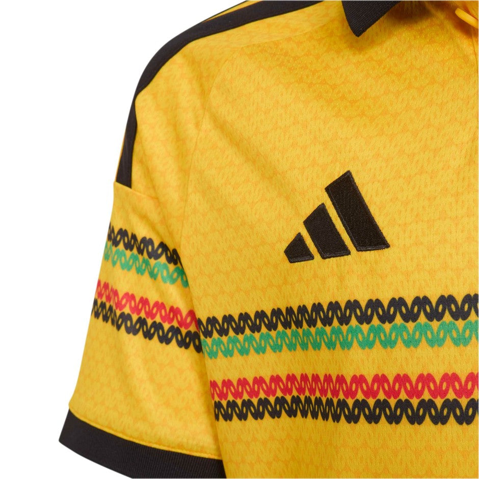 Παιδική Εμφάνιση Ποδοσφαίρου Κίτρινη - adidas Performance Jamaica 26 x Bob Marley Home Jersey