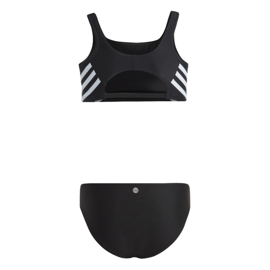 adidas Performance 3-Stripes Μαύρο - Παιδικό Μαγιό Μπικίνι