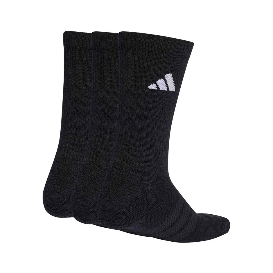Κάλτσες Μαύρες - adidas Performance Cushioned Sportswear Crew 3 Pairs