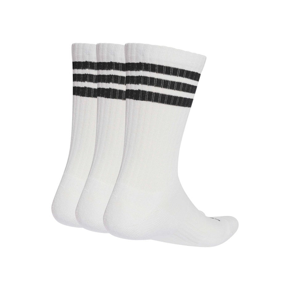 Κάλτσες Λευκές - adidas Performance 3-Stripes Cushioned Sportswear Crew 3 Pairs