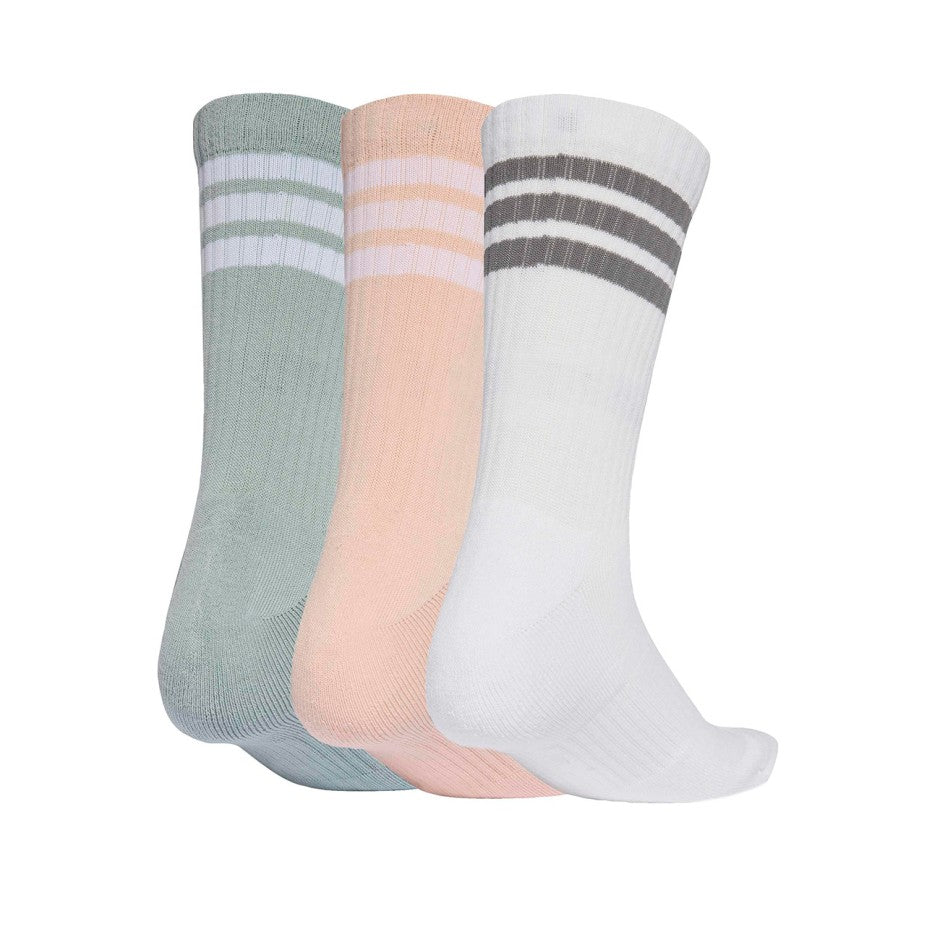 Κάλτσες Πολύχρωμες - adidas Performance 3-Stripes Cushioned Sportswear Crew 3 Pairs