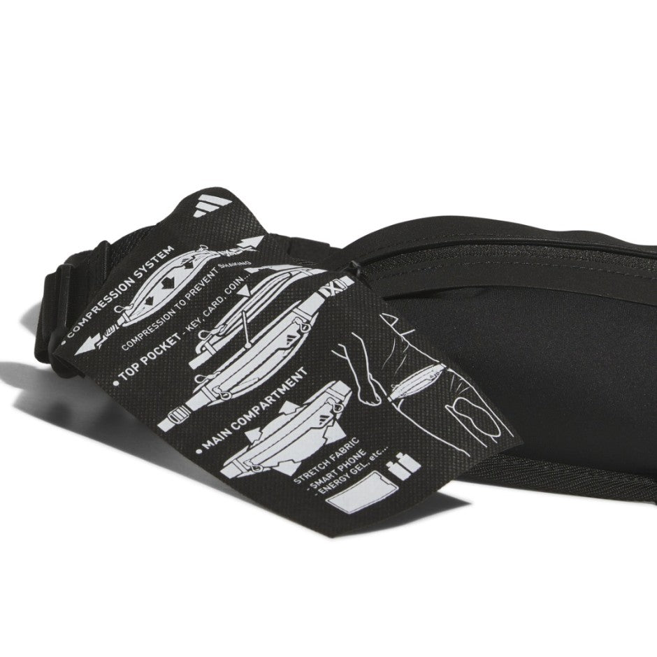 Τσάντα Μέσης για Τρέξιμο Μαύρη - adidas Performance Running Waist Bag
