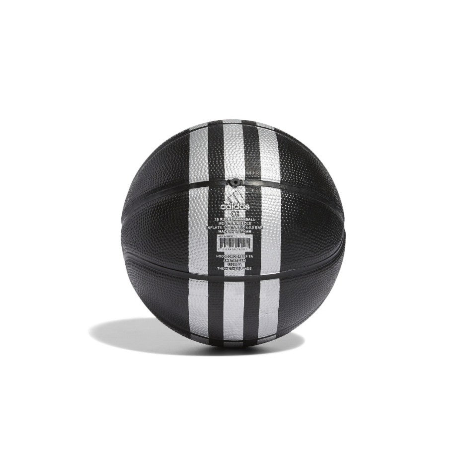 Μπάλα Μπάσκετ Μαύρη - adidas Performance 3-Stripes Rubber Mini