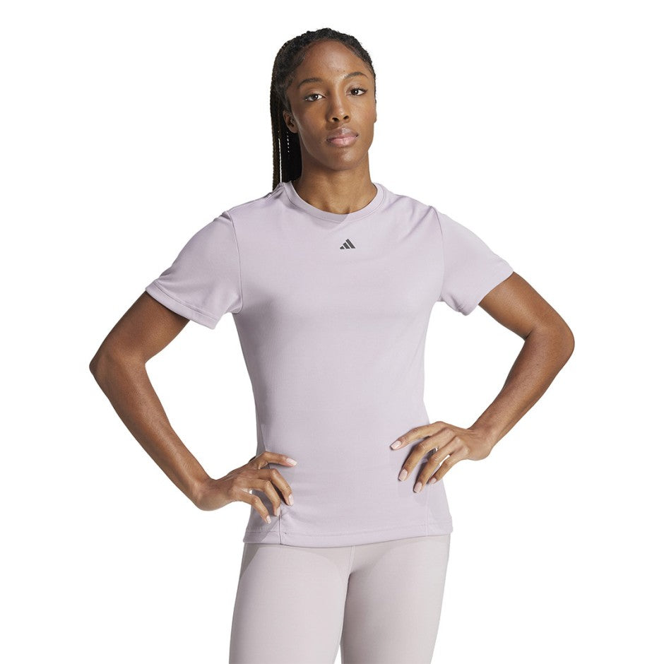adidas Performance Designed For Training HEAT.RDY HIIT Μωβ - Γυναικεία Κοντομάνικη Μπλούζα Προπόνησης
