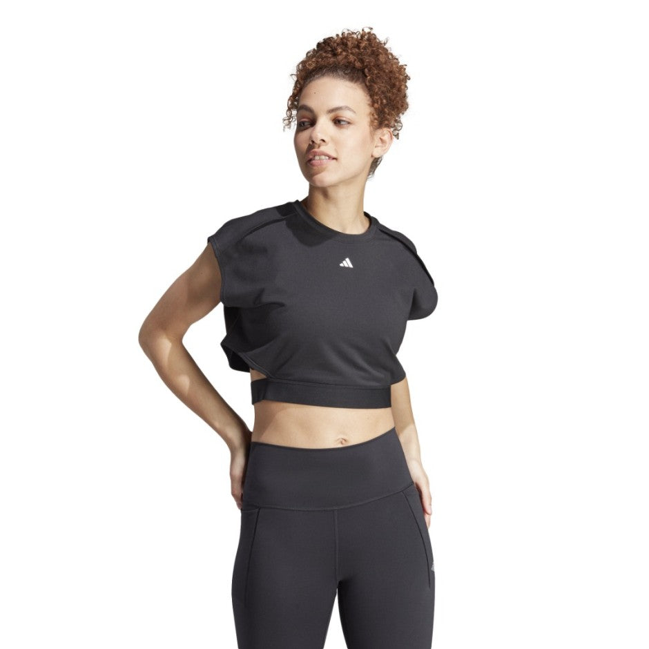 adidas Performance Power Aeroready Μαύρο - Γυναικεία Αμάνικη Μπλούζα Προπόνησης