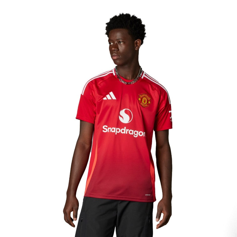 Ανδρική Εμφάνιση Ποδοσφαίρου Κόκκινη - adidas Performance Manchester United 24/25 Home Jersey