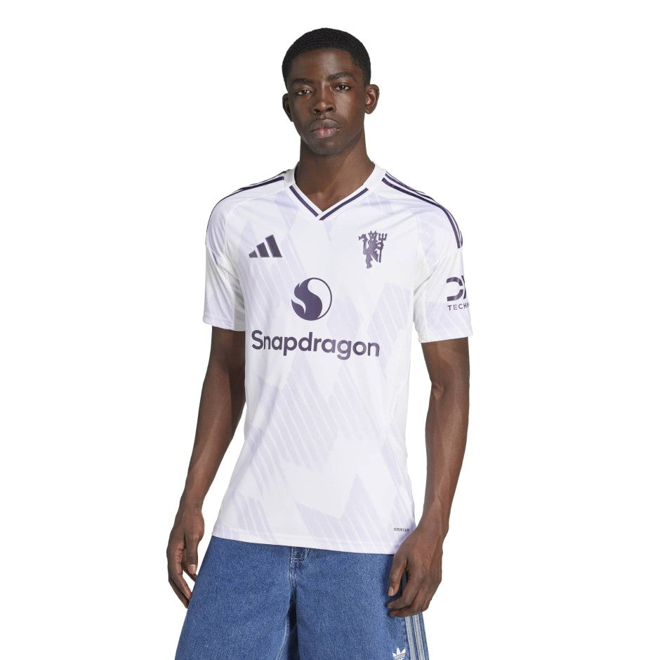 Ανδρική Εμφάνιση Ποδοσφαίρου Λευκή - adidas Performance Manchester United 25/26 Away Jersey