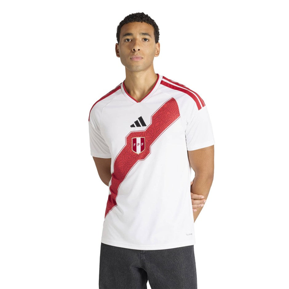 Ανδρική Εμφάνιση Ποδοσφαίρου Λευκή - adidas Performance Peru 26 Home Jersey