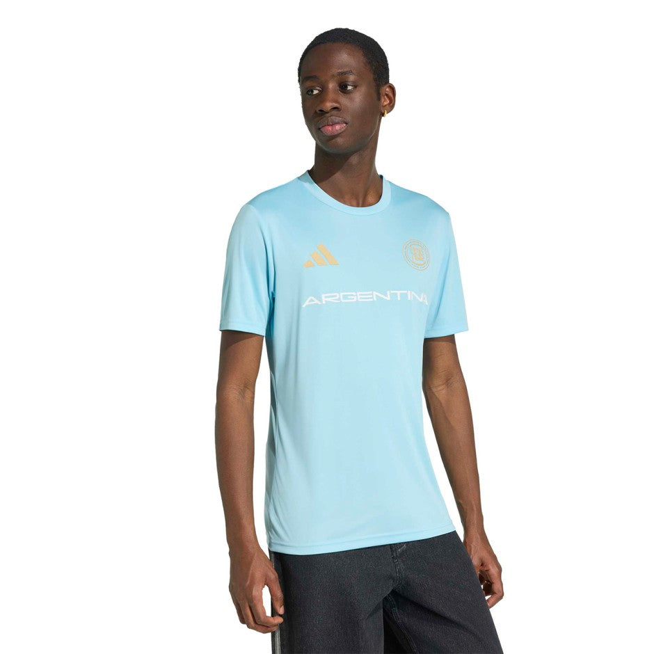 Ανδρική Φανέλα Ποδοσφαίρου Σιέλ - adidas Performance FIFA World Cup 2026 Argentina