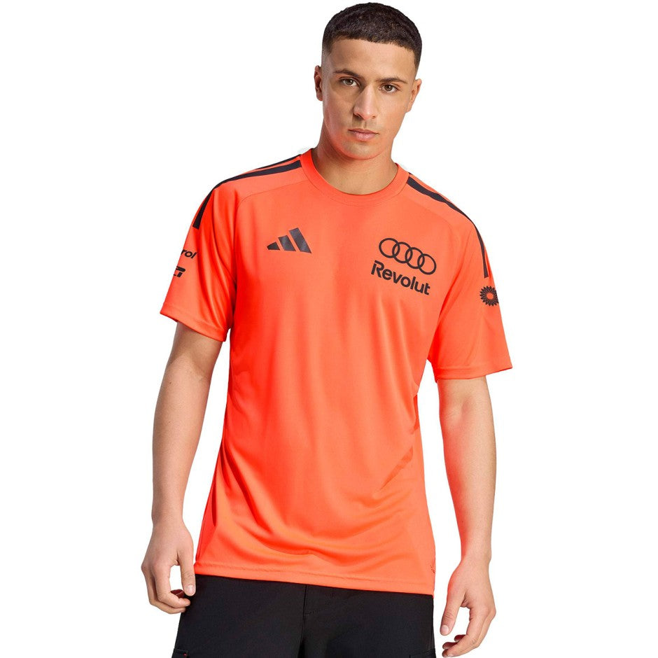 Ανδρική Κοντομάνικη Μπλούζα Κόκκινη - adidas Performance Audi Revolut Formula One Team Set Up