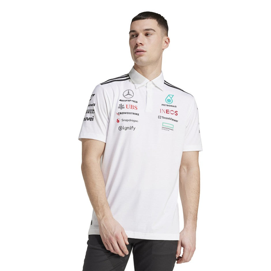 Ανδρική Μπλούζα Πόλο Λευκή - adidas Performance Mercedes-AMG Petronas Formula One Team