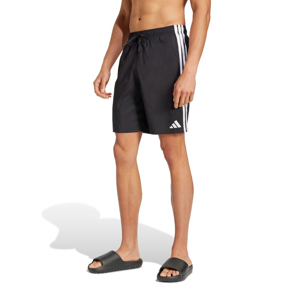 Ανδρικό Μαγιό Βερμούδα Μαύρο - adidas Performance 3-Stripes 8 Inch