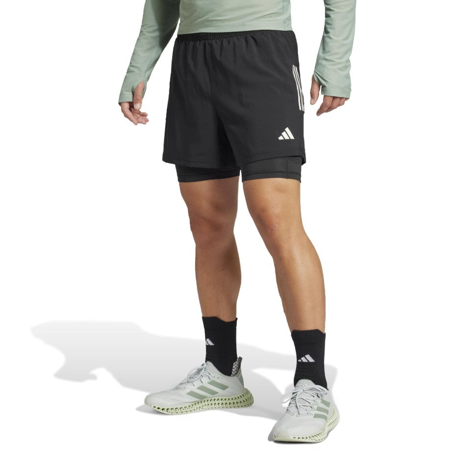 Ανδρικό Σορτς για Τρέξιμο Μαύρο - adidas Performance Own the Run CLIMACOOL 2-in-1