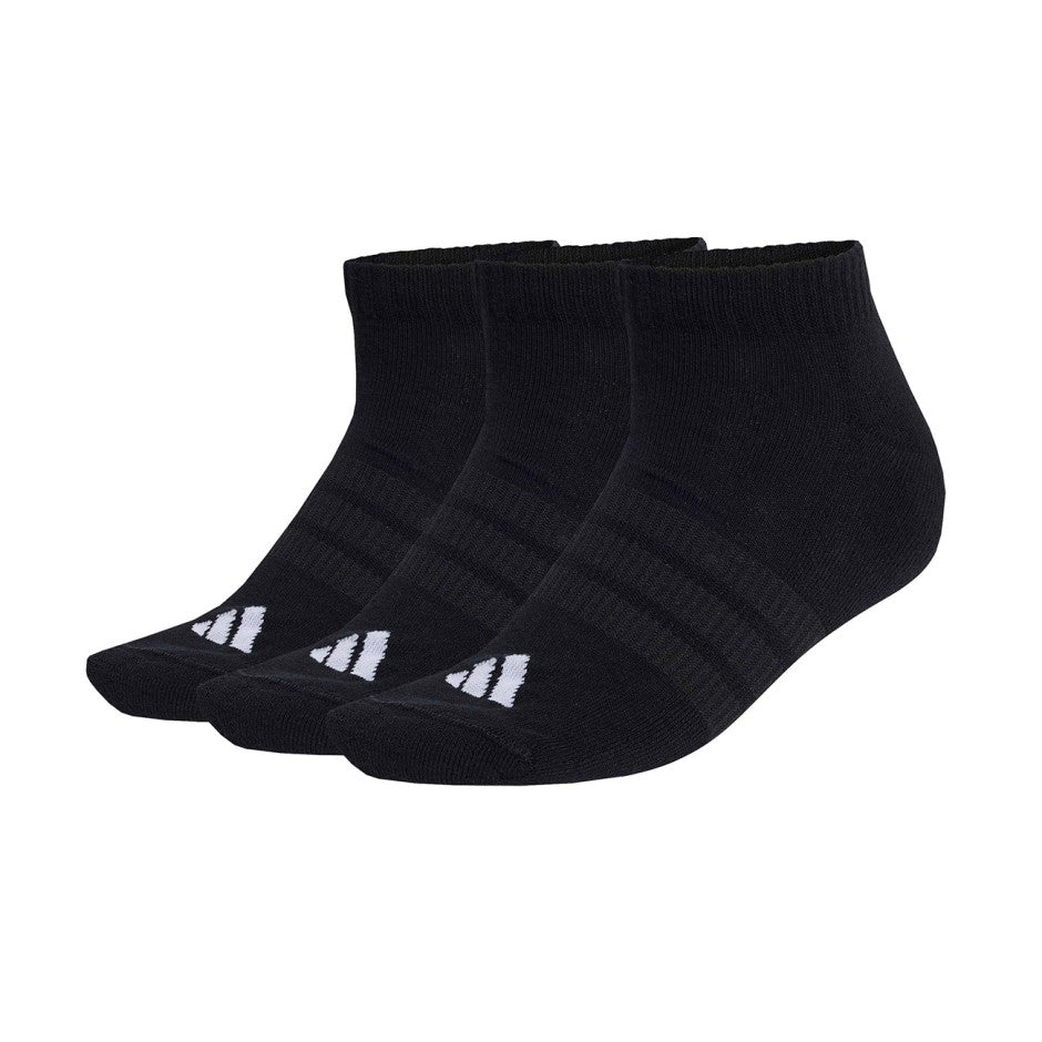 Κάλτσες Μαύρες - adidas Performance Cushioned Essentials Low Cut 3 Pairs