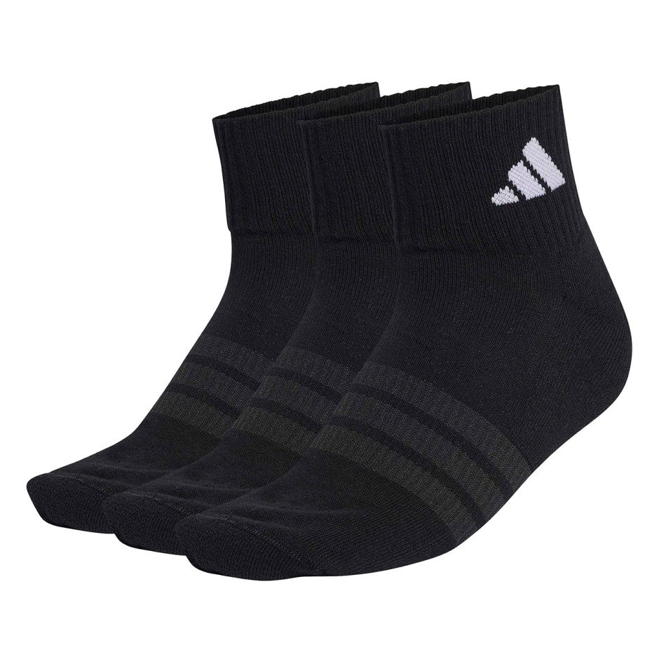 Κάλτσες Μαύρες - adidas Performance Cushioned Sportswear Ankle 3 Pairs