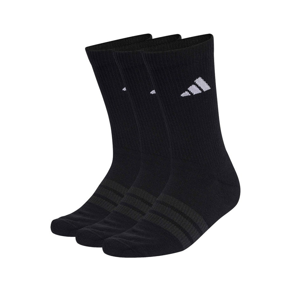 Κάλτσες Μαύρες - adidas Performance Cushioned Sportswear Crew 3 Pairs