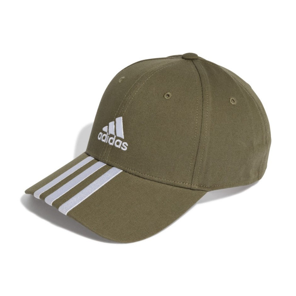 Καπέλο Λαδί - adidas Performance 3-Stripes Cotton Twill