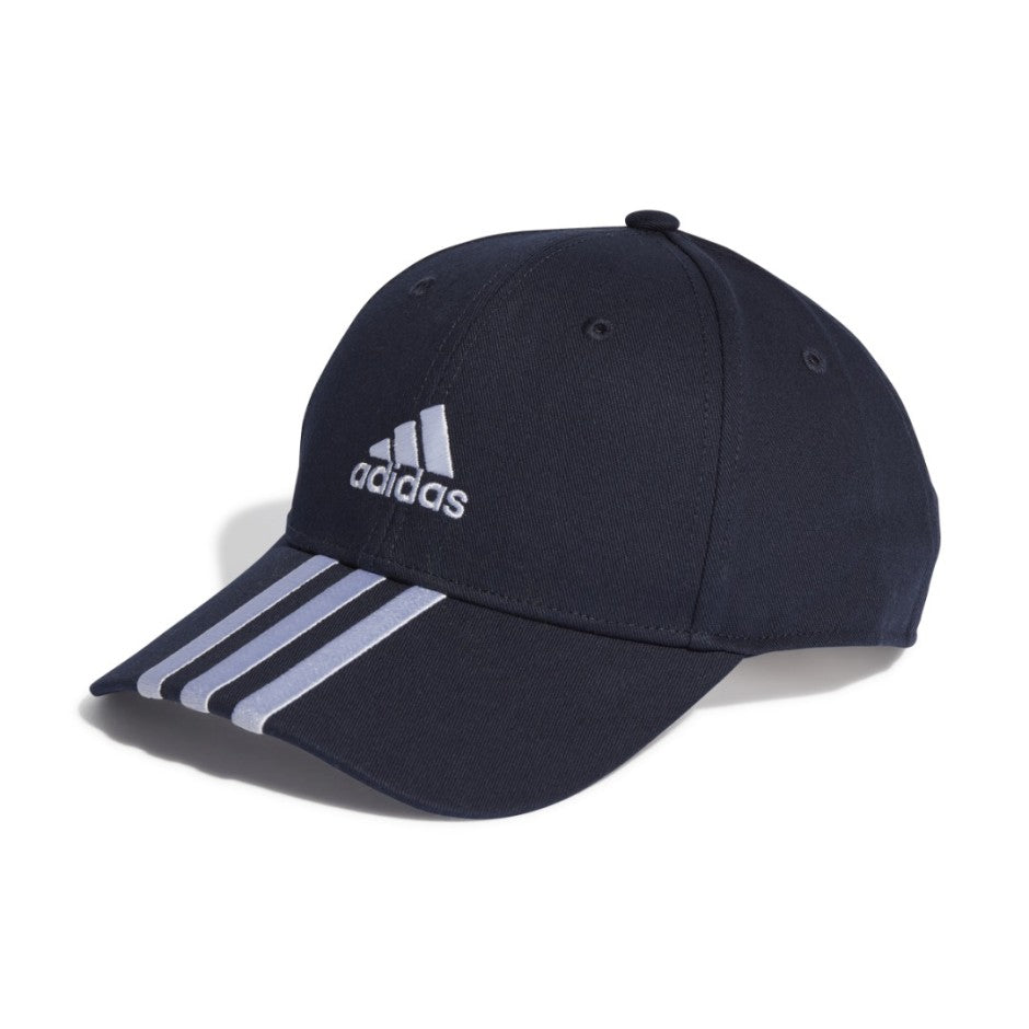 Καπέλο Μπλε - adidas Performance 3-Stripes Cotton Twill