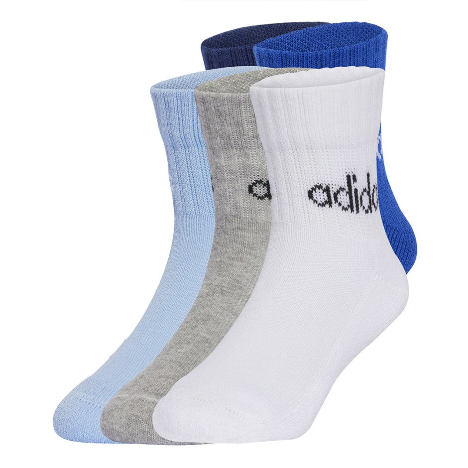 Παιδικές Κάλτσες Πολύχρωμες - adidas Performance Linear Ankle Socks 5 Pairs