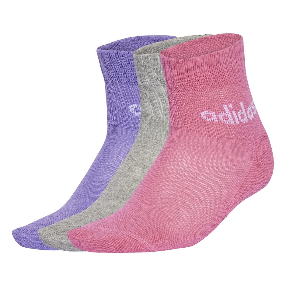 Παιδικές Κάλτσες Πολύχρωμες - adidas Performance Linear Ankle Socks 5 Pairs