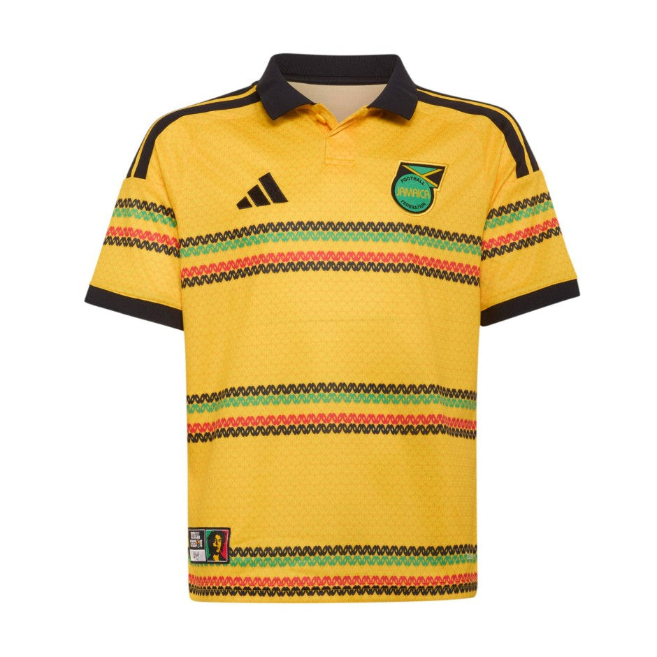 Παιδική Εμφάνιση Ποδοσφαίρου Κίτρινη - adidas Performance Jamaica 26 x Bob Marley Home Jersey