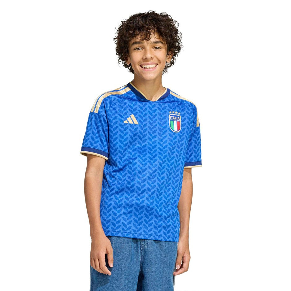 Παιδική Εμφάνιση Ποδοσφαίρου Μπλε - adidas Performance Italy 26 Home Jersey