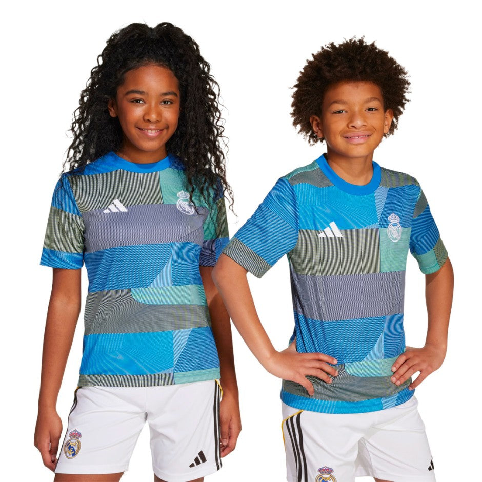 Παιδική Εμφάνιση Ποδοσφαίρου Μπλε - adidas Performance Real Madrid 25/26 Pre-Match Jersey