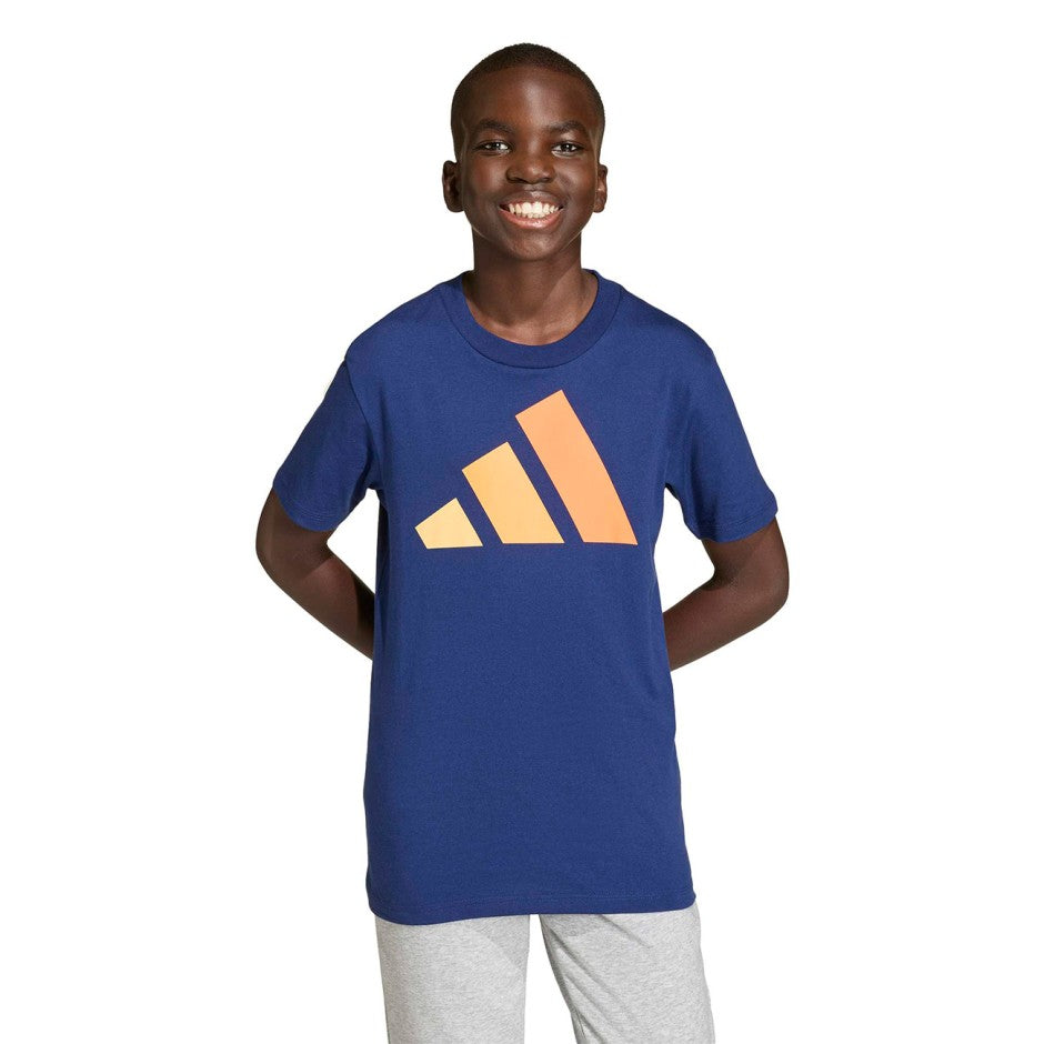 Παιδική Κοντομάνικη Μπλούζα Μπλε - adidas Sportswear Essentials