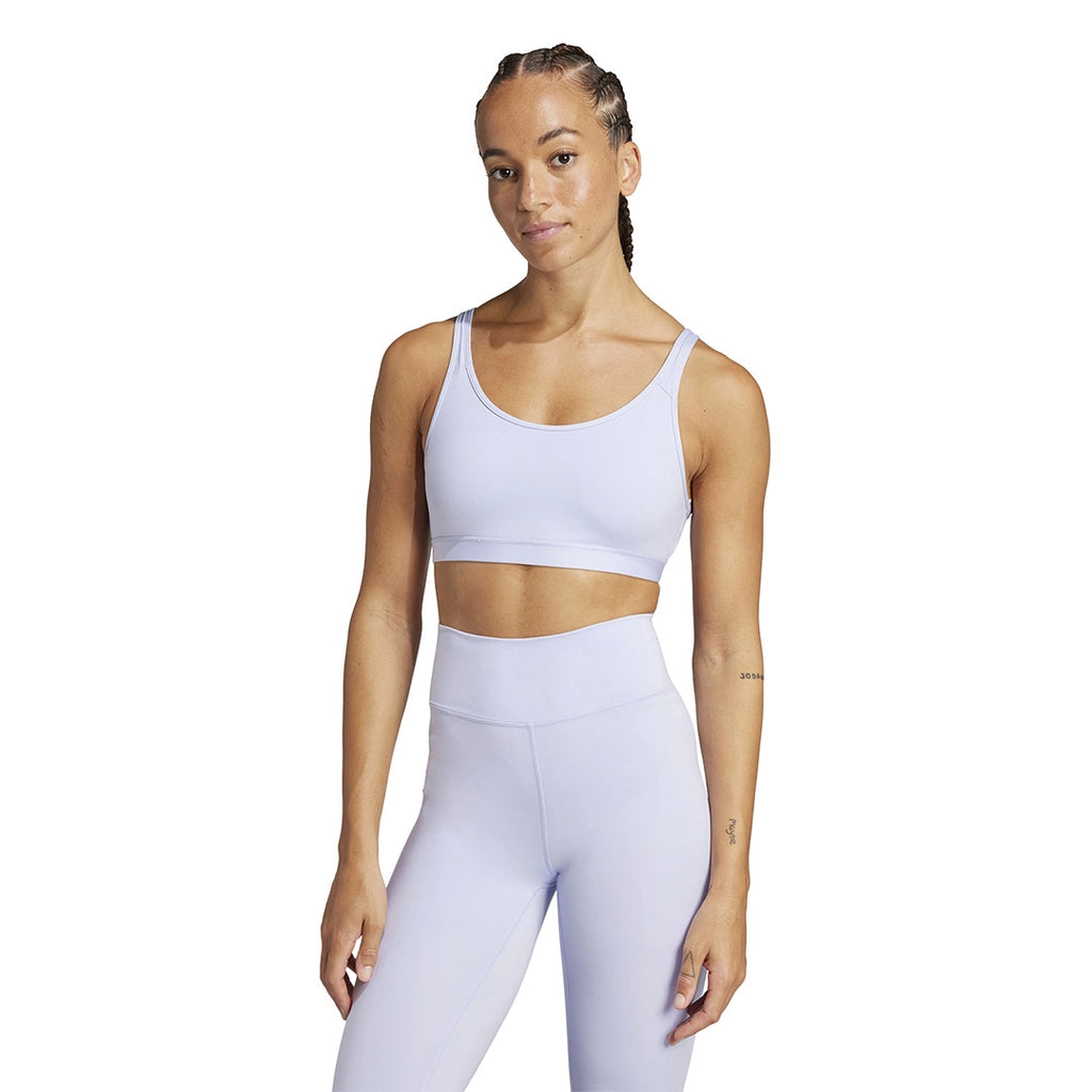 Γυναικείο Αθλητικό Μπουστάκι Μωβ - adidas Performance All Me Essentials